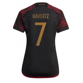 Damen Fußballbekleidung Deutschland Kai Havertz #7 Auswärtstrikot WM 2022 Kurzarm